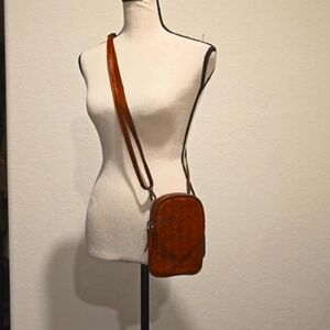 Vilenca Holland Genuine leather. Small Crossbody. Shoulder bag.